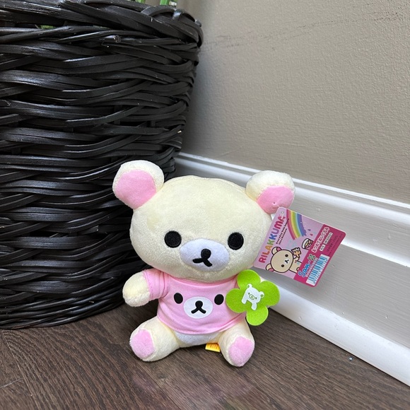 NWT San-X Rilakkuma Japan Cream Bear w/ Tee Plush Toy Stuffed Animal Collectible - Picture 2 of 7